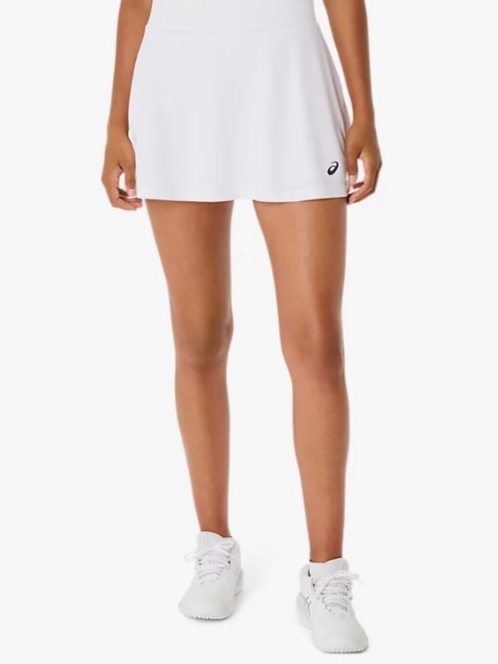 Asics White Tennis Skort with Built-In Shorts